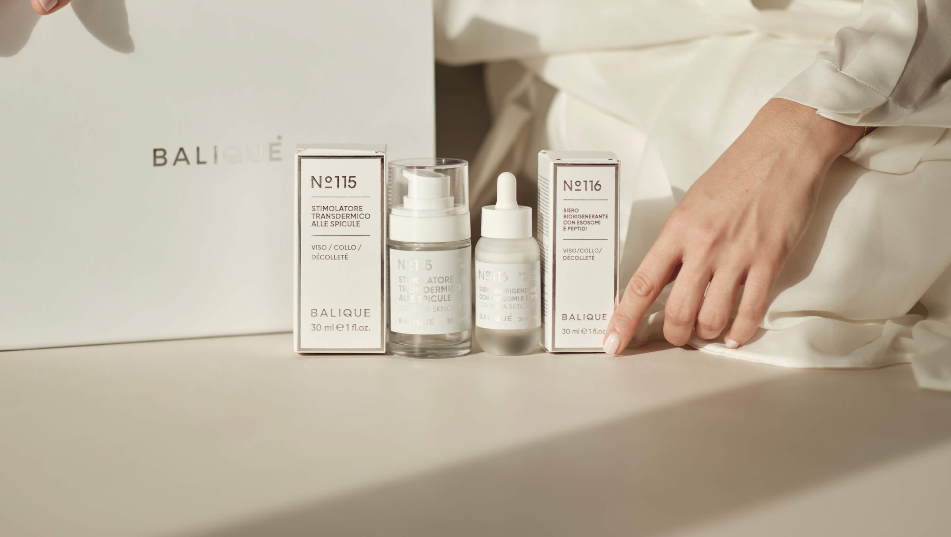 LONGEVYA Skincare: la prima linea cosmeceutica Balique, trattamento viso rigenerante intensivo