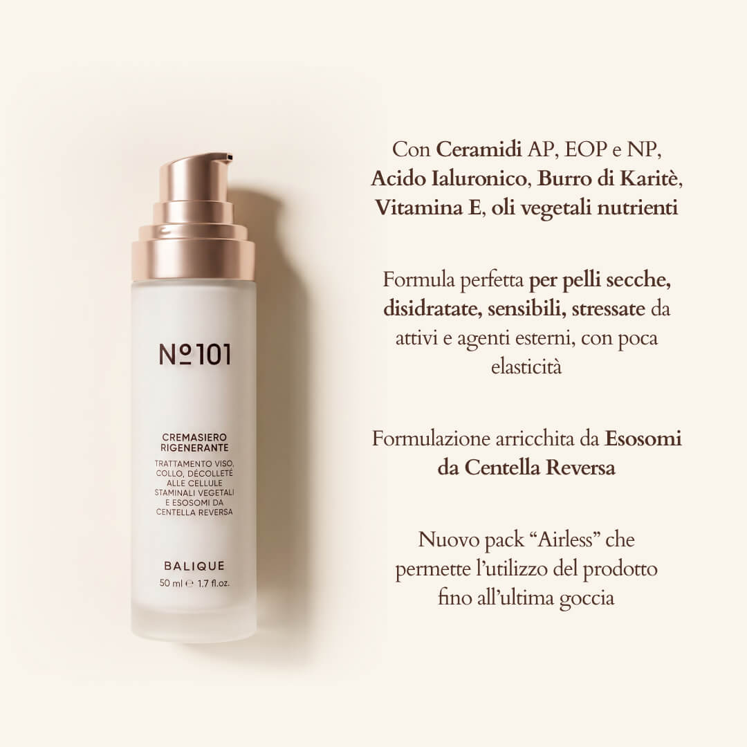 N°101 - CREMASIERO RIGENERANTE - Viso, Collo e Decolleté