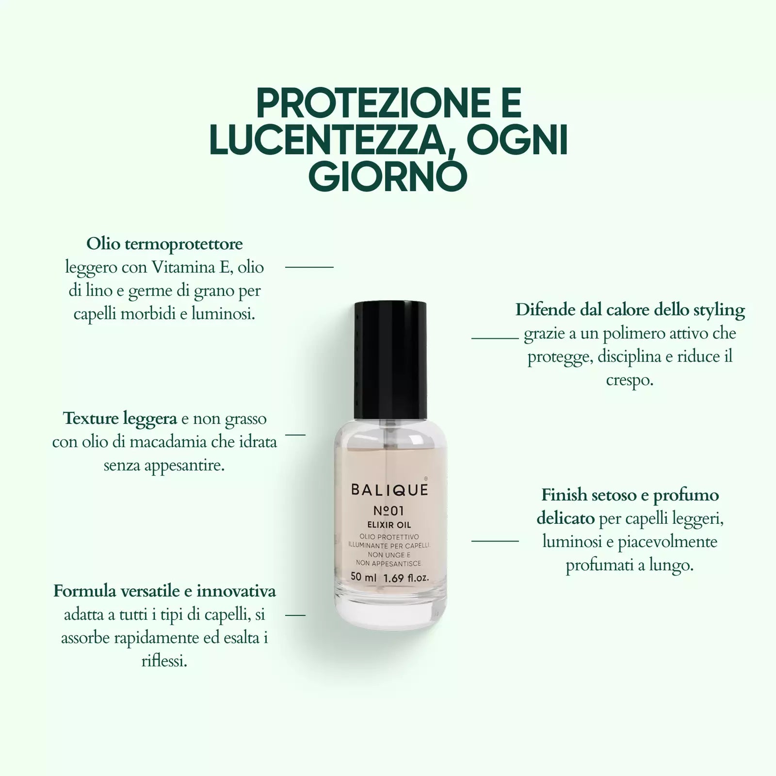 N°01 - ELIXIR OIL - OLIO PROTETTIVO 50ml