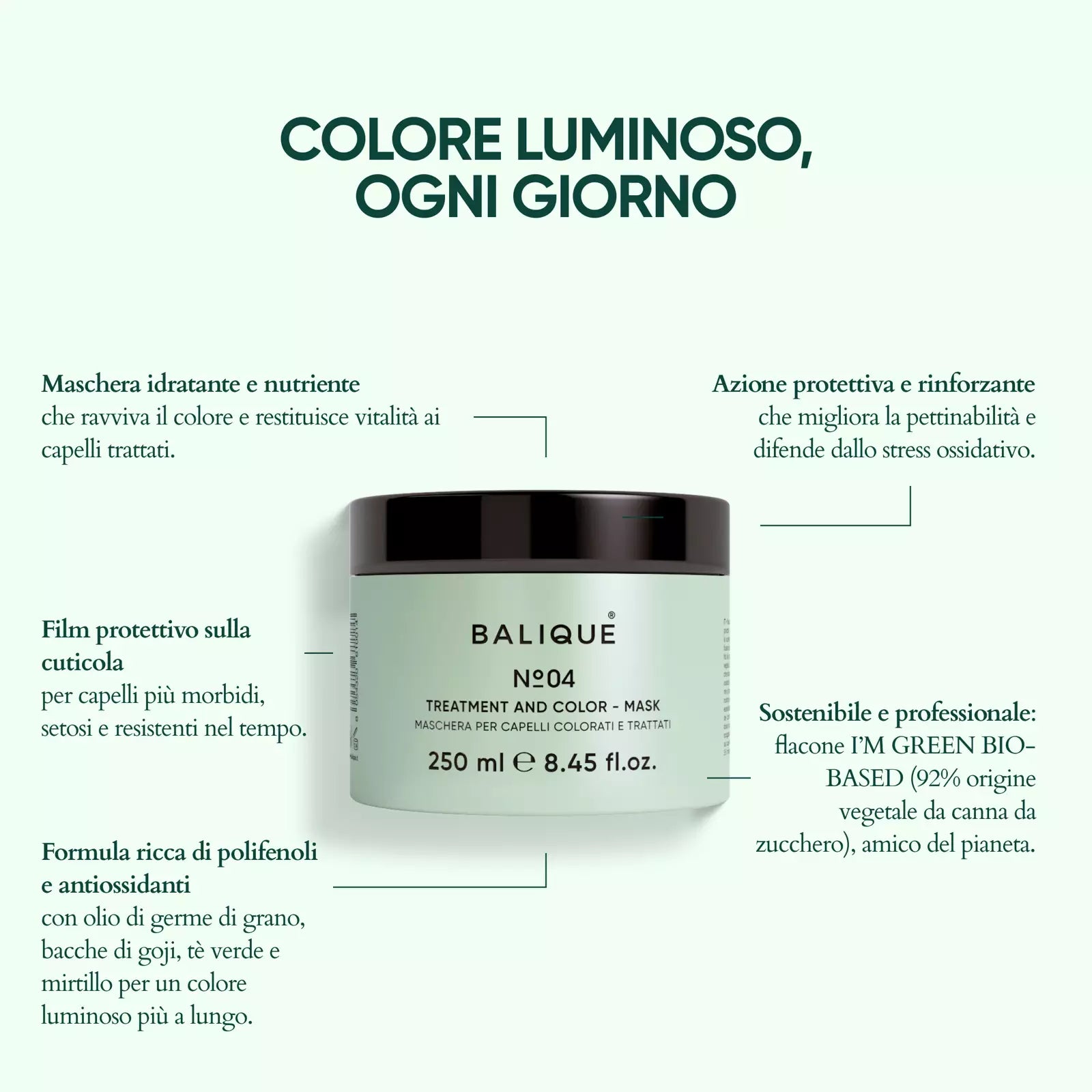 N°04 - TREATMENT AND COLOR MASK - 250ML