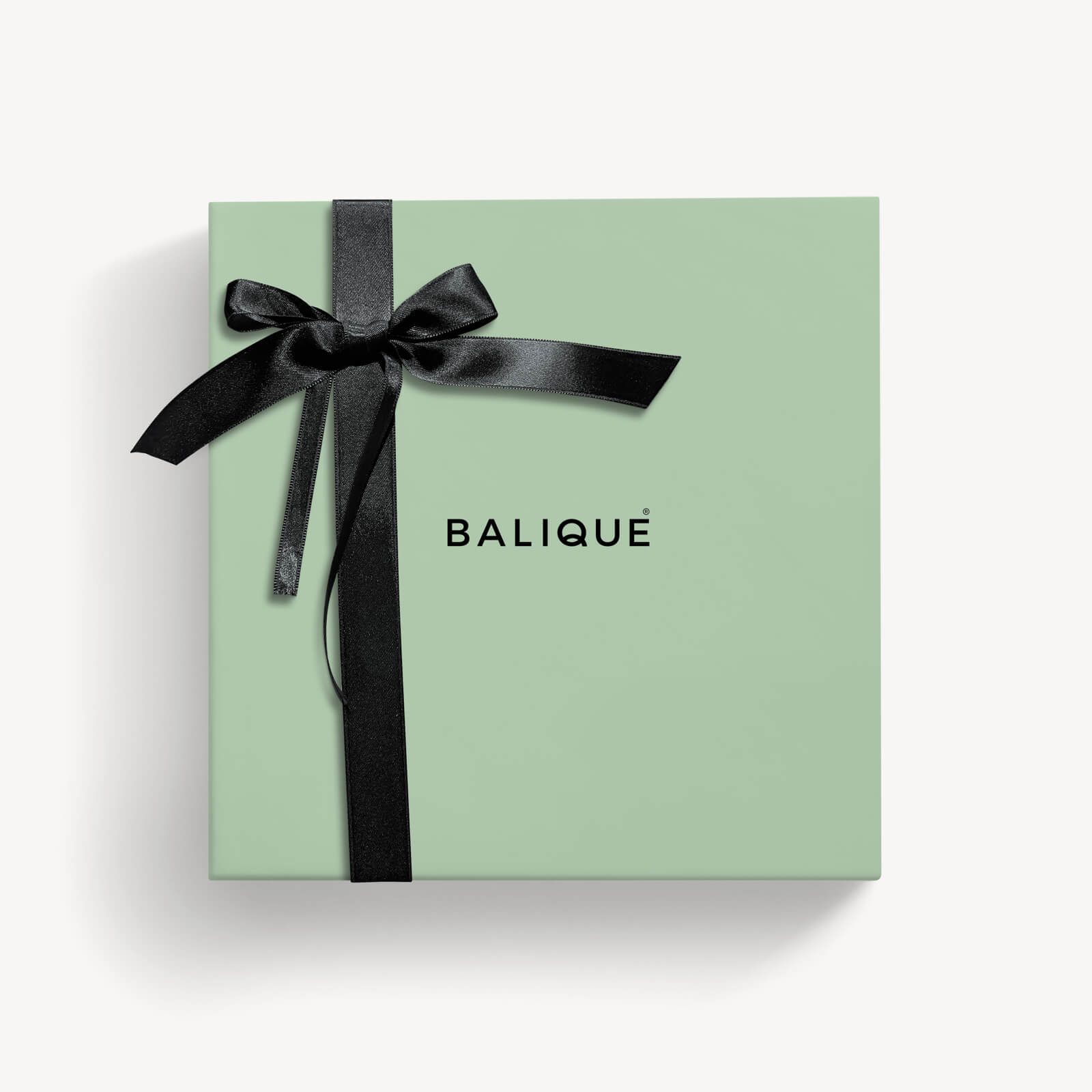 Nastro per Box Grande Verde o Azzurra in raso nero elasticizzato con fiocco