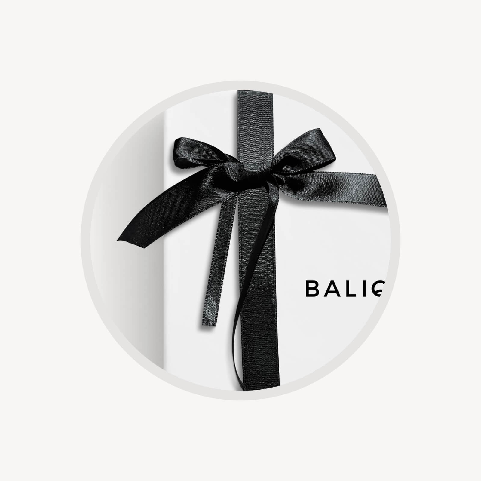 Nastro per Box Linea Viso in raso nero elasticizzato con fiocco