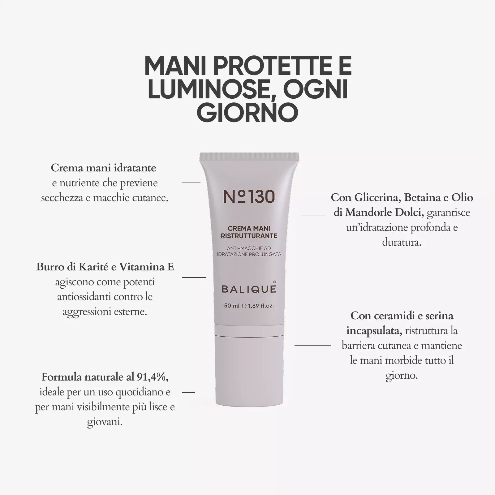 N°130 - CREMA MANI RISTRUTTURANTE