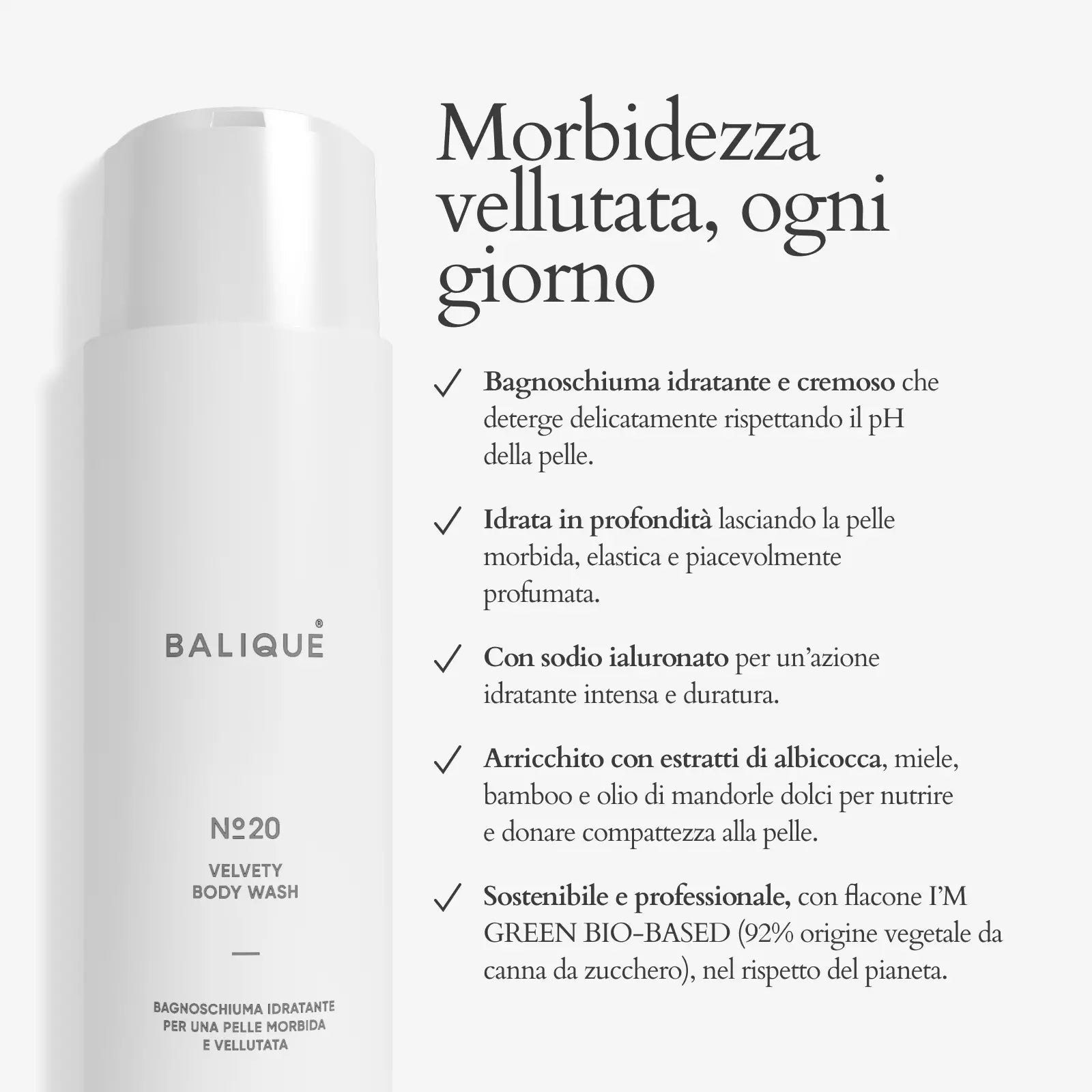 N°20 - VELVETY BODY WASH - BAGNOSCHIUMA