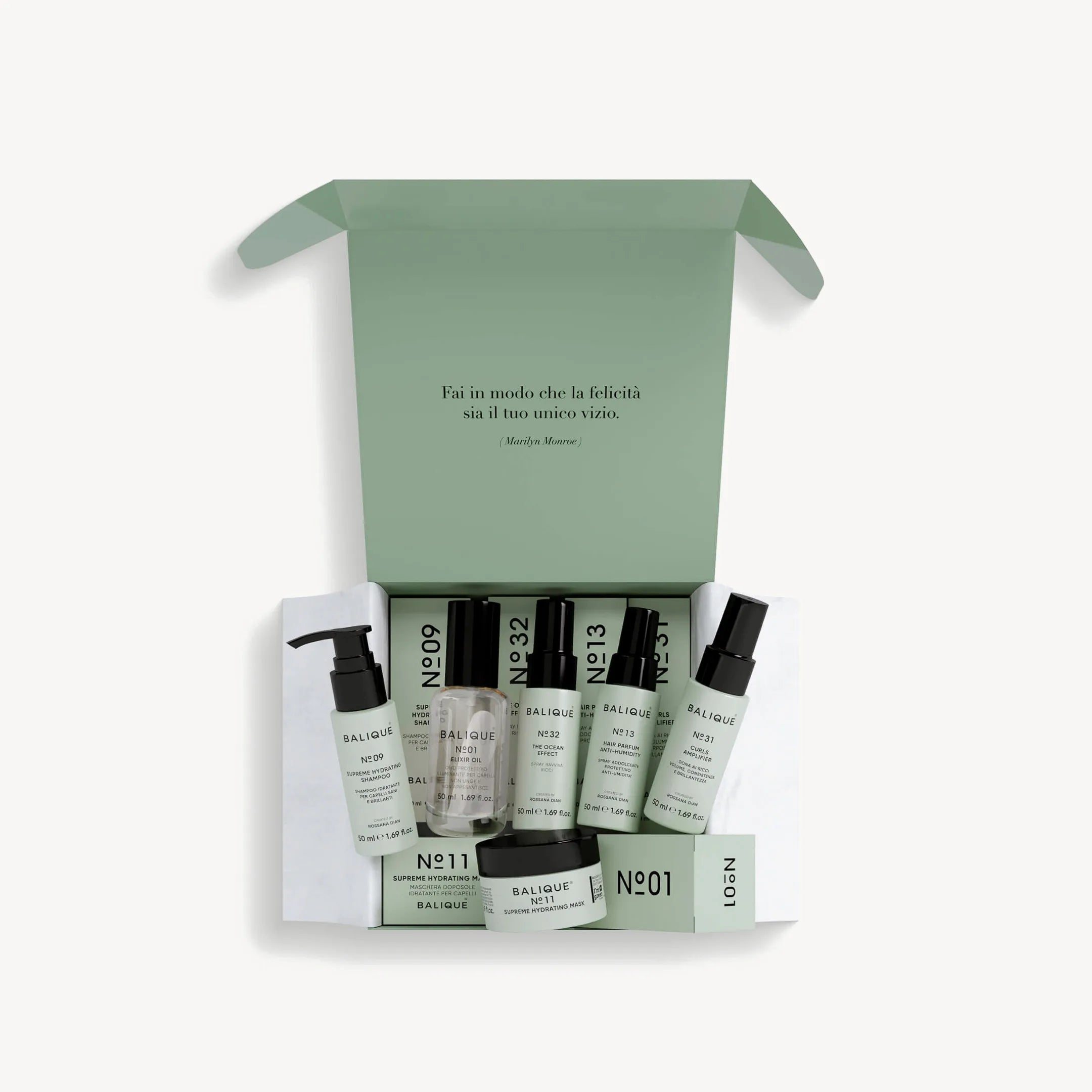 BOX 03 - TRAVEL SIZE - Capelli ricci non trattati - Trattamento completo